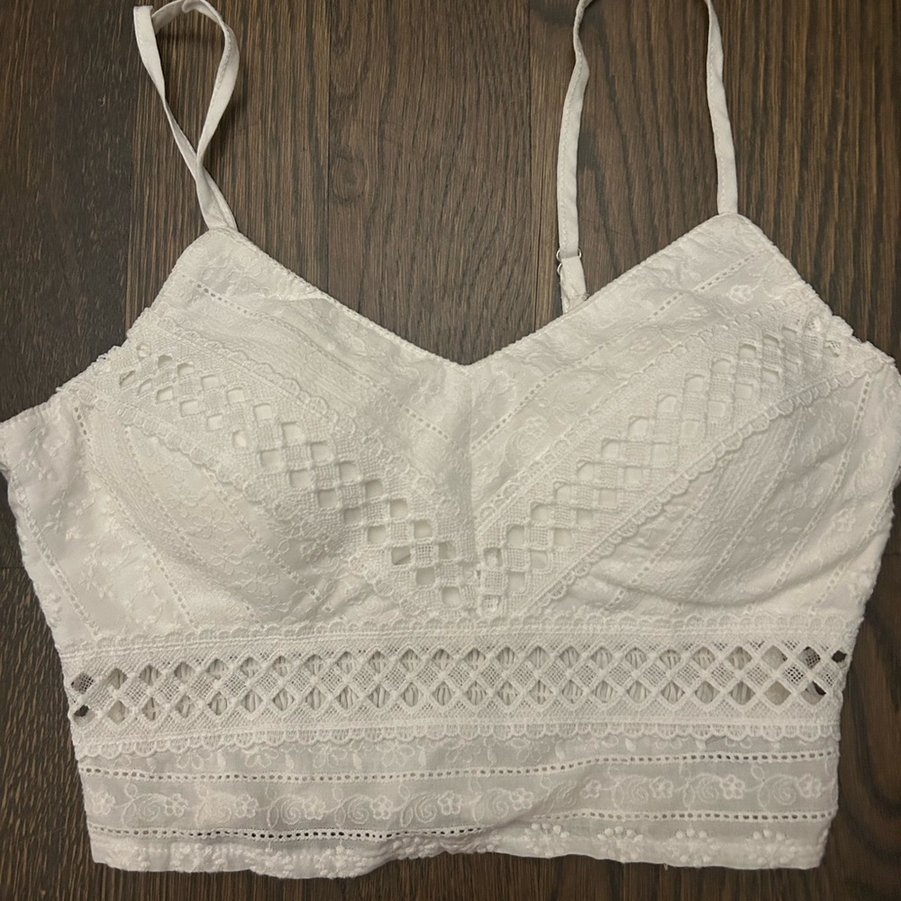 Rebellion White Textured Top